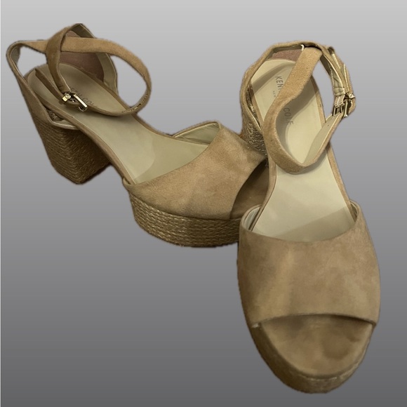 Kenneth Cole Womens Pheonix Buff Suede Espadrilles - Picture 6 of 12